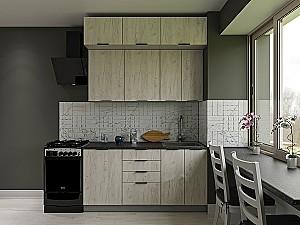 Set mobila bucatarie Confort-NV Craft 1.6 m White Craft Oak