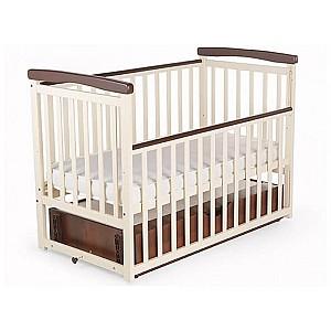 Patut copii Eucalyptus Charlene-Combi Premium (DS-302) Vanilie/Nucă