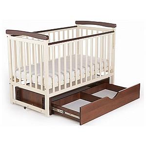 Patut copii Eucalyptus Charlene-Combi Premium (DS-302) Vanilie/Nucă