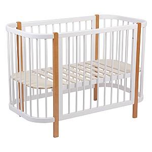 Patut copii Polini Kids Simple 350 White/Natural