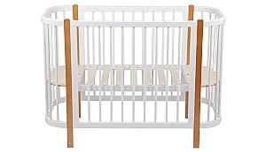 Patut copii Polini Kids Simple 350 White/Natural