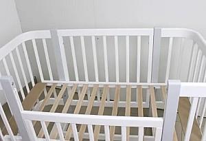 Patut copii Kuzea White Grey pe balansoar