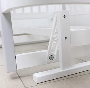 Patut copii Kuzea White Grey pe balansoar