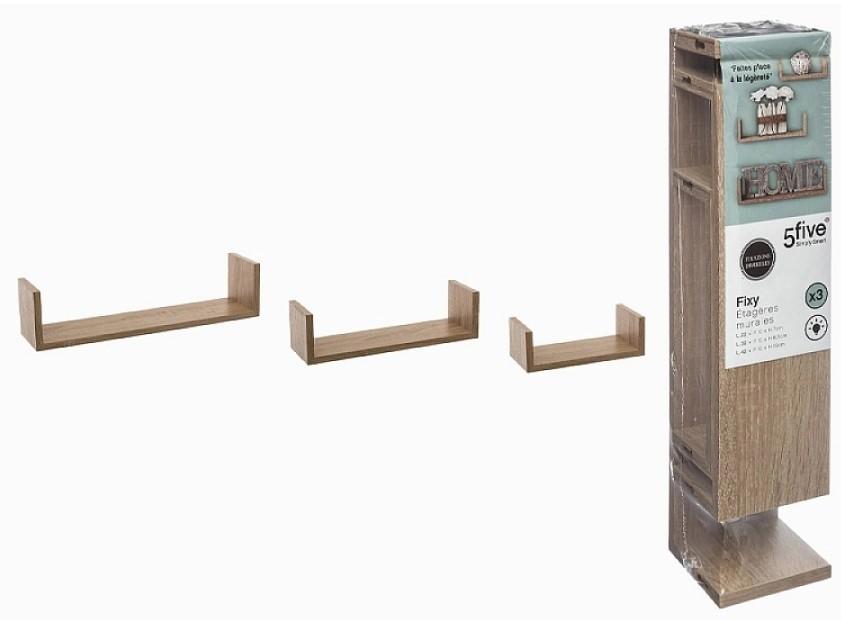 Raft de perete 5Five 55869 Natural