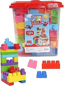 Constructor Play Toys Găleată cu blocuri strălucitoare „Play Blox” (3073)