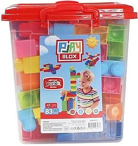 Constructor Play Toys Găleată cu blocuri strălucitoare „Play Blox” (3073)