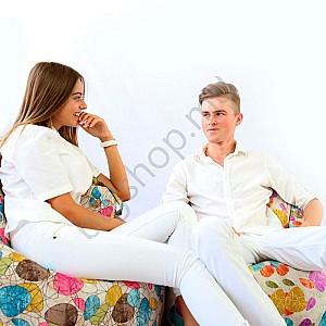 Bancheta Because Exotic Bean Bag - Rainbow 1 XL