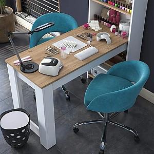 Etajera Mirage Meble BJ113 S (Walnut/White)