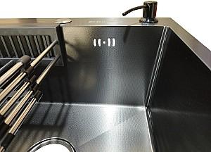 Chiuveta de bucatarie Backer Grid 500-45033 Nano Black