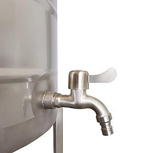 Butoi de inox IPS GROUP Inox cu robinet inox 105 L