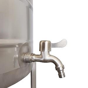 Butoi de inox IPS GROUP Inox cu robinet inox 350 L