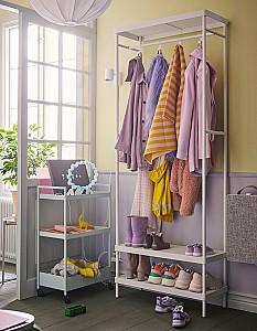 Cuier IKEA Mackapar 78x32x200 Alb