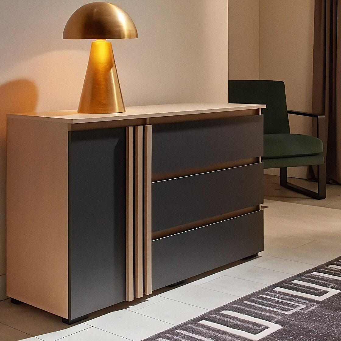 Comoda Ambianta Malta Cremona(Bej)/Grafit(Gri)