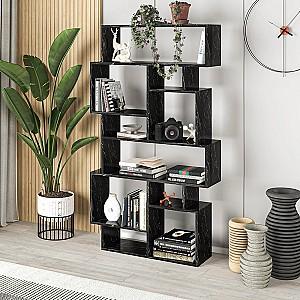 Etajera DECO Karmat Lotus (Negru)