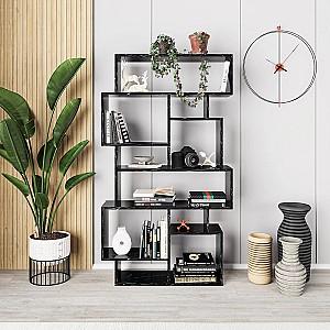 Etajera DECO Karmat Lotus (Negru)