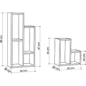 Etajera DECO Sule White (Alb)