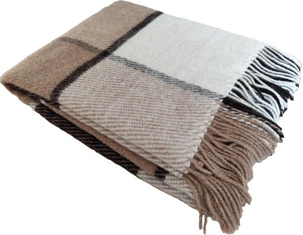 Pled Vladi Elf 200x220 (Lână 70%, Poliester 30%) Maro