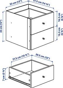 Etajera IKEA Kallax 77x77 Alb