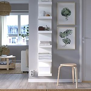 Etajera IKEA Lack 30x190 Alb