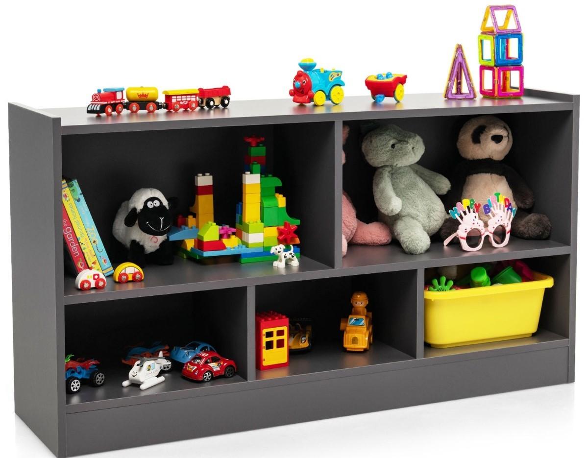 Raft de perete Costway CB10297GR Gri