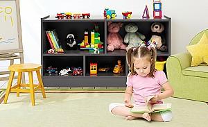 Raft de perete Costway CB10297GR Gri