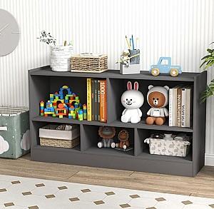 Raft de perete Costway CB10297GR Gri