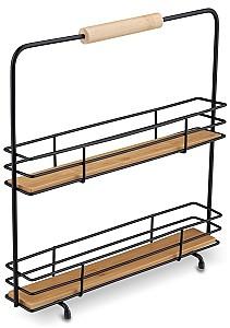 Suport Tadar Bamboo Shelves 31x7.5x31cm