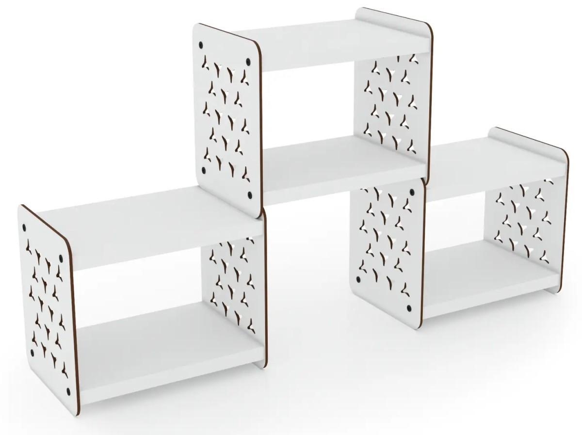 Raft de perete MG-Plus Qutus White (Alb)