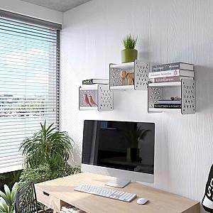 Raft de perete MG-Plus Qutus White (Alb)