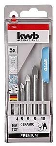 Burghiu KWB Set burghie 5 buc 4 - 10 mm