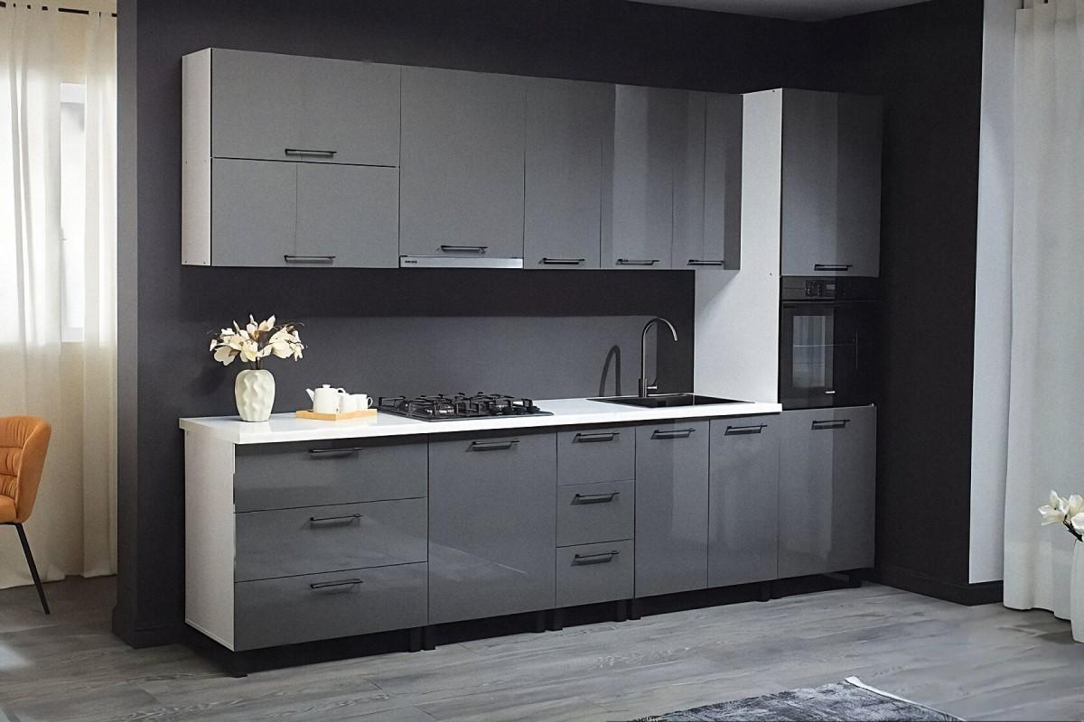 Set mobila bucatarie Ambianta Bonita 3 m Antracit
