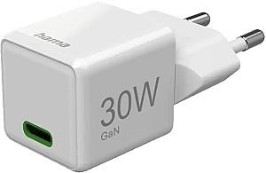 Incarcator telefon Hama Super Mini-charger USB-C 30W White (201982)