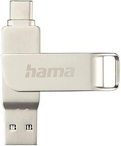 Stick memorie usb Hama C-Rotate Pro Silver (182489)