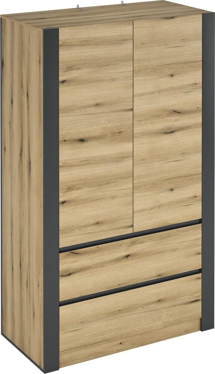 Dulap MG-Plus Combo 100 Grafit (Gri) / Stejar Evoke (Maro)