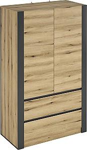 Dulap MG-Plus Combo 100 Grafit (Gri) / Stejar Evoke (Maro)