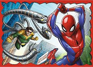 Puzzle Trefl 4in1 The heroic Spider-Man (34384)