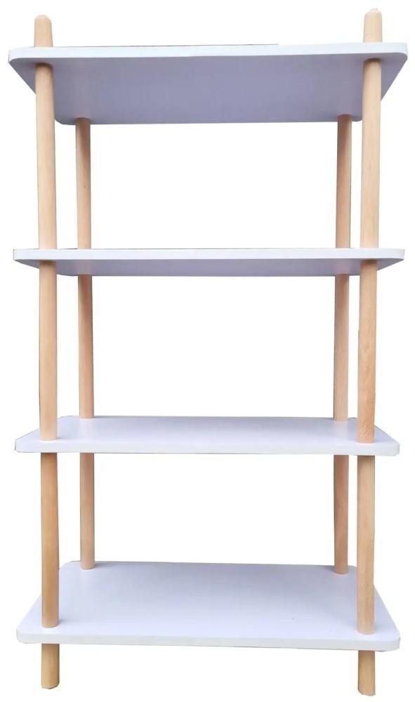 Etajera MG-Plus L 04 Alb/Stejar