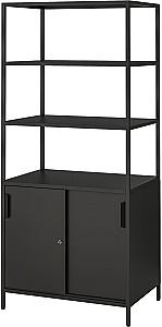 Etajera IKEA Trotten cu usi glisante 80x180 Antracit