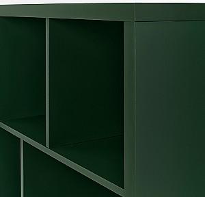 Etajera IKEA Kallax 147x39x94 Verde Inchis/Negru