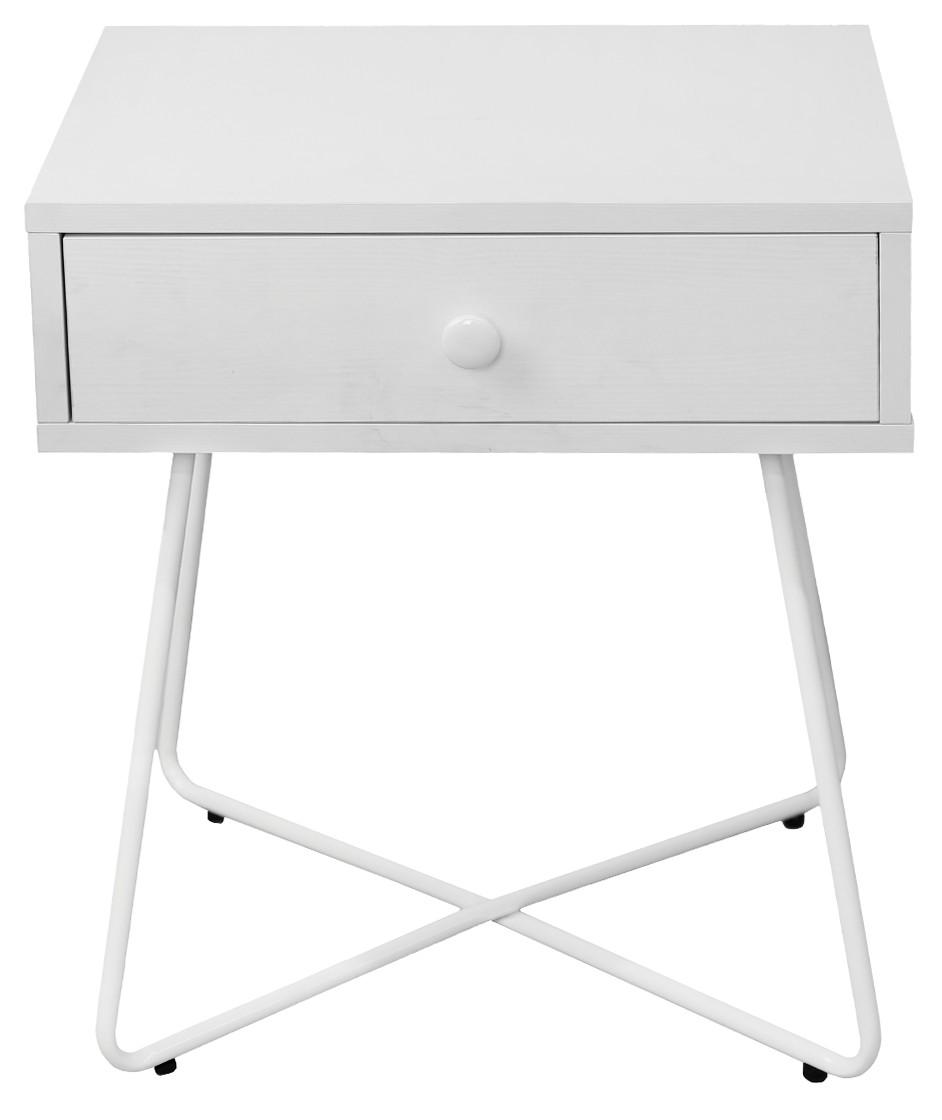 Noptiera DP Lola Alb