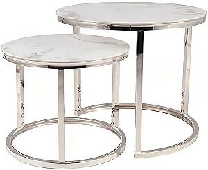 Masuta de cafea, reviste Signal Atlanta B II (White Marble/Chrome)