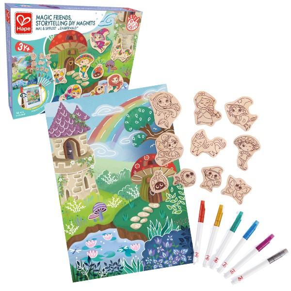 Set de jucarii Hape magnetic-Prieteni magici(E1077)