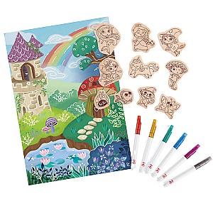 Set de jucarii Hape magnetic-Prieteni magici(E1077)