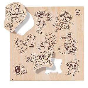 Set de jucarii Hape magnetic-Prieteni magici(E1077)