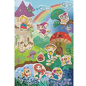 Set de jucarii Hape magnetic-Prieteni magici(E1077)