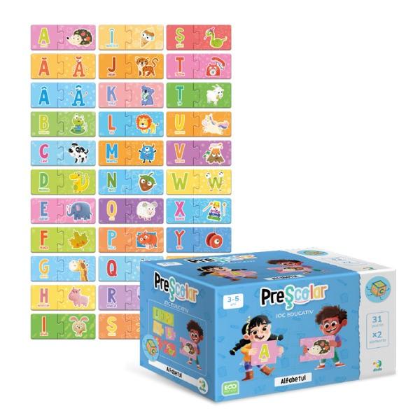 Material de numarare Dodo „Alfabet”, 31×2 el. (ro) 301229