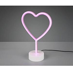 Lampa de masa Trio LED HEART 1.5 W 220 - 240 V SMD roz