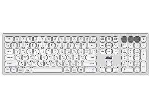 Tastatura 2E KS270 (Argintiu/Alb)