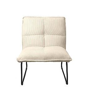 Fotoliu DP Bronx 665 Alb Velvet