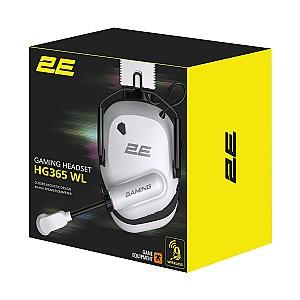 Casti gaming 2E GAMING HG365WT WL White